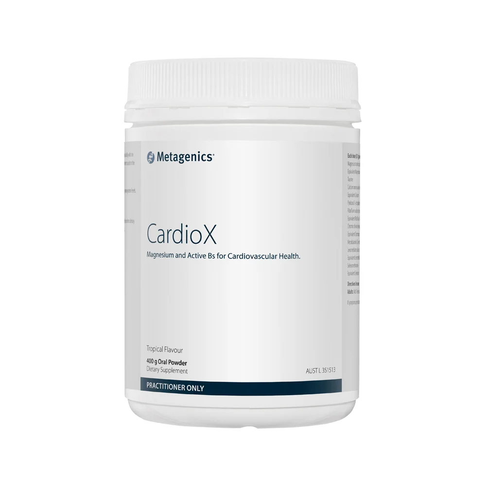 image of Metagenics CardioX Tropical Oral Powder 400g on white background