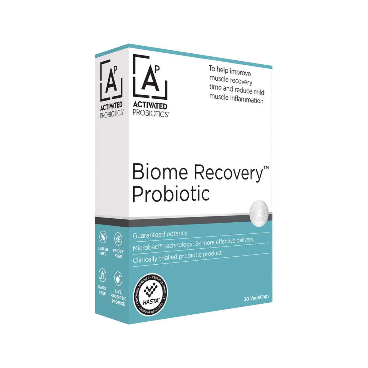 image of Activated Probiotics Biome Recovery Probiotic 30vc on white background