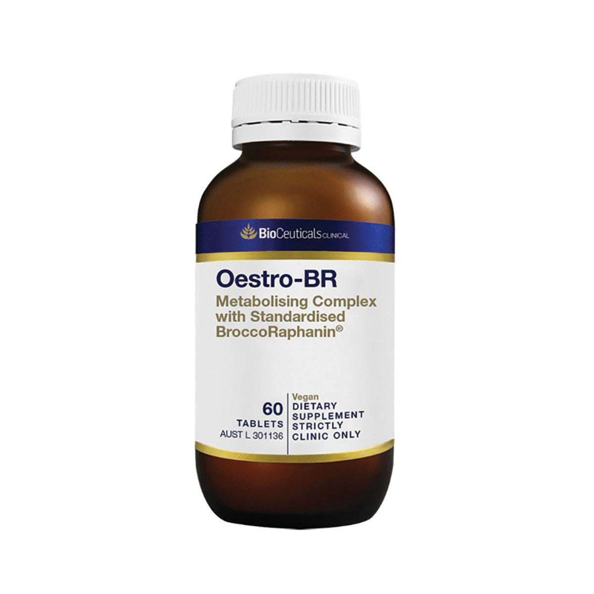 image of BioCeuticals Clinical Oestro-BR 60t on white background