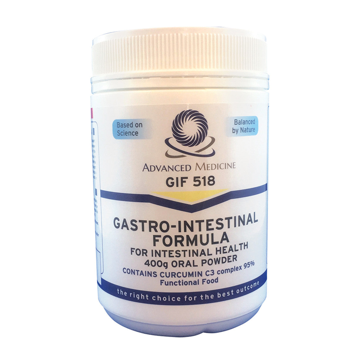 image of Advanced Medicine GIF 518 Gastro-Intestinal Formula 400g on white background
