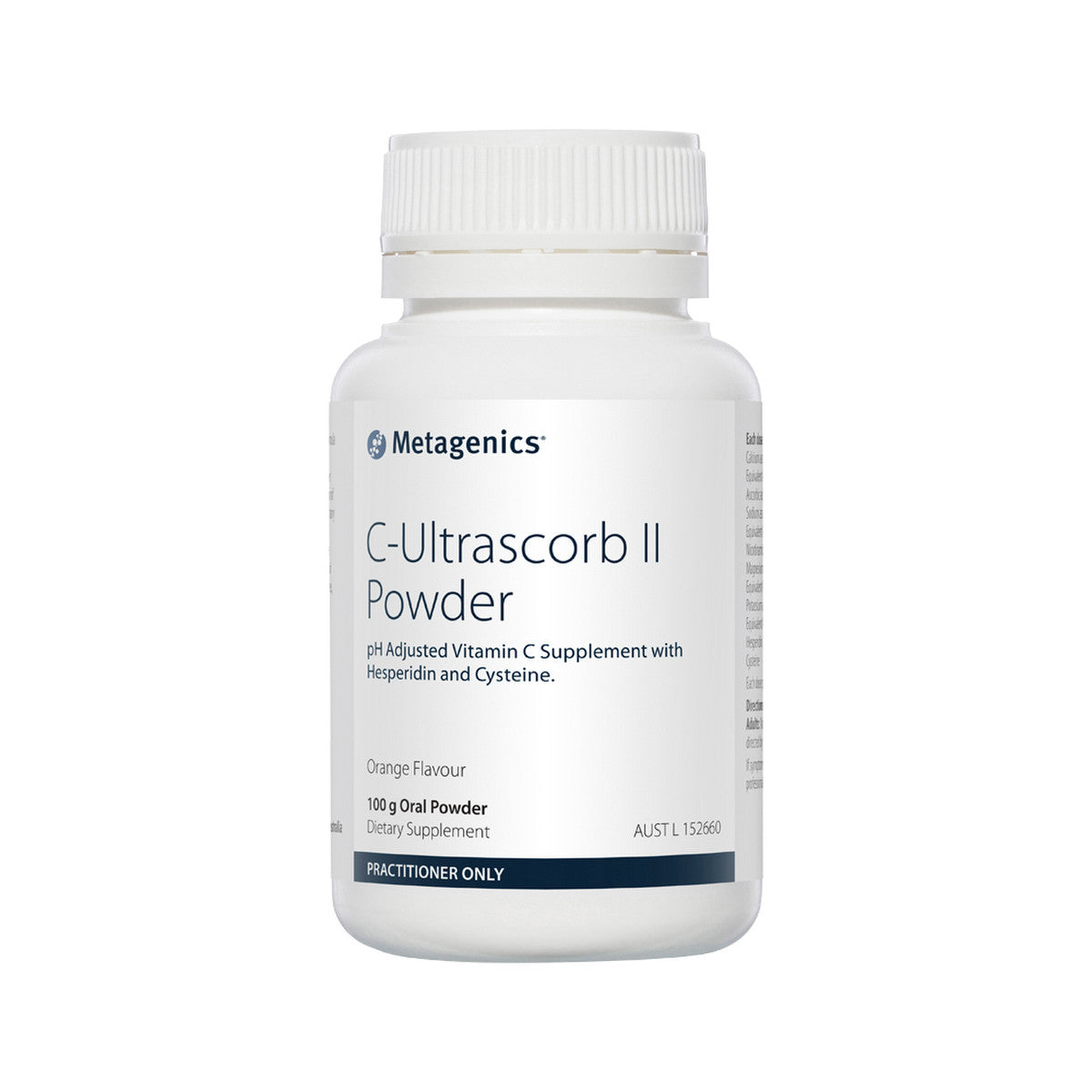 image of Metagenics C-Ultrascorb II Oral Powder with white background