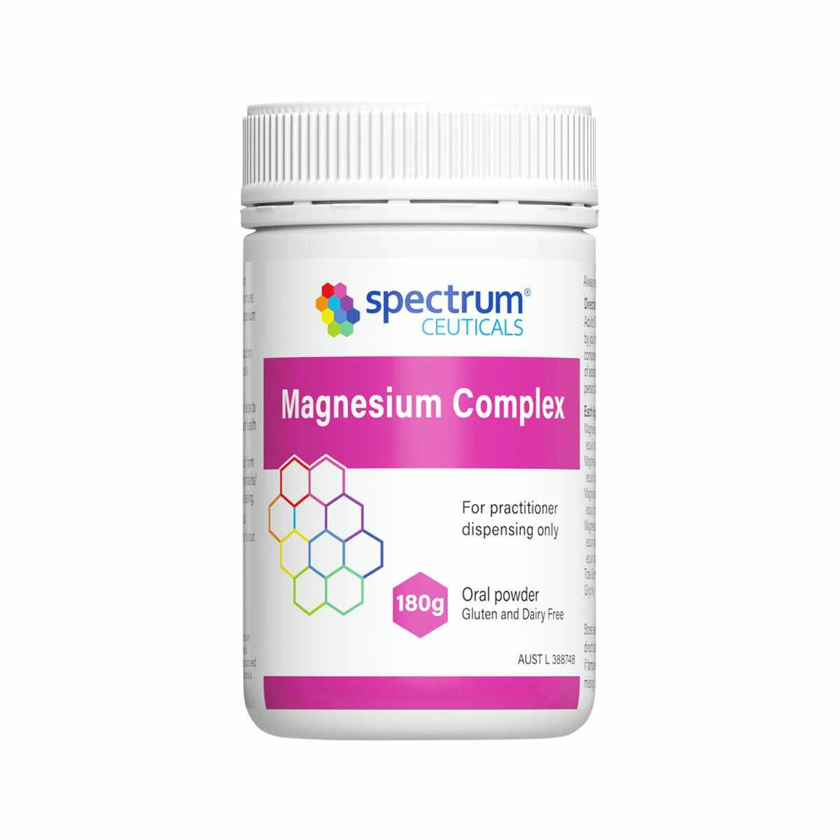 image of Spectrumceuticals Magnesium Complex Oral Powder 180g on whitebackground