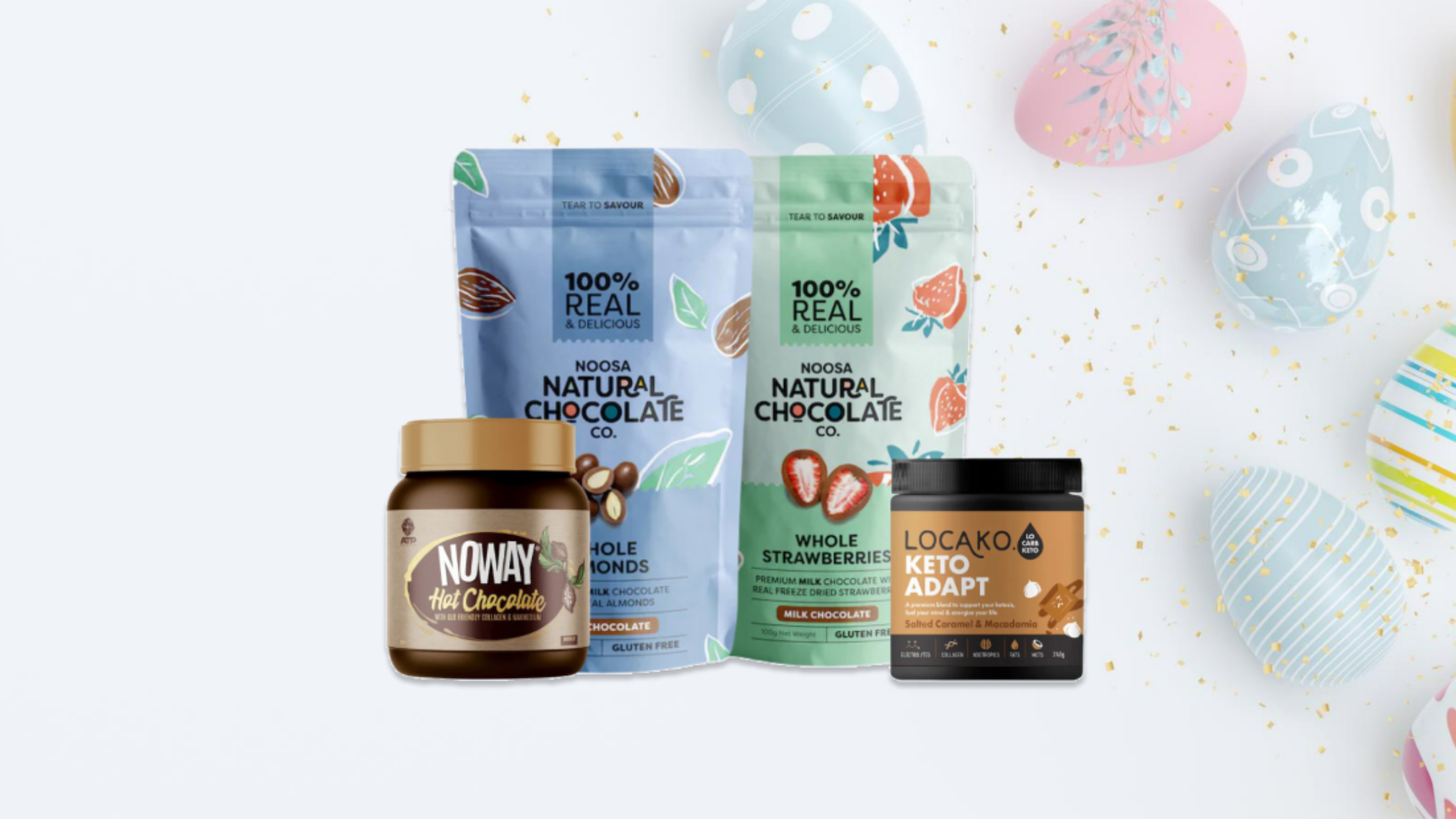Easter with chocolate and well-being