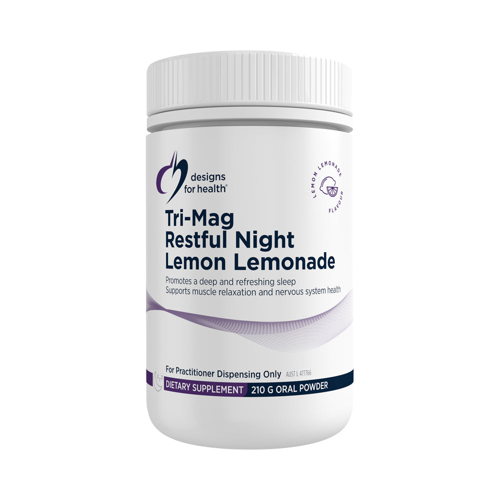 Designs For Health Tri-Mag Restful Night Lemon Lemonade Oral Powder