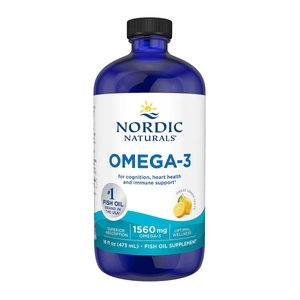 image of Nordic Naturals Omega-3 Liquid 473ml on white background