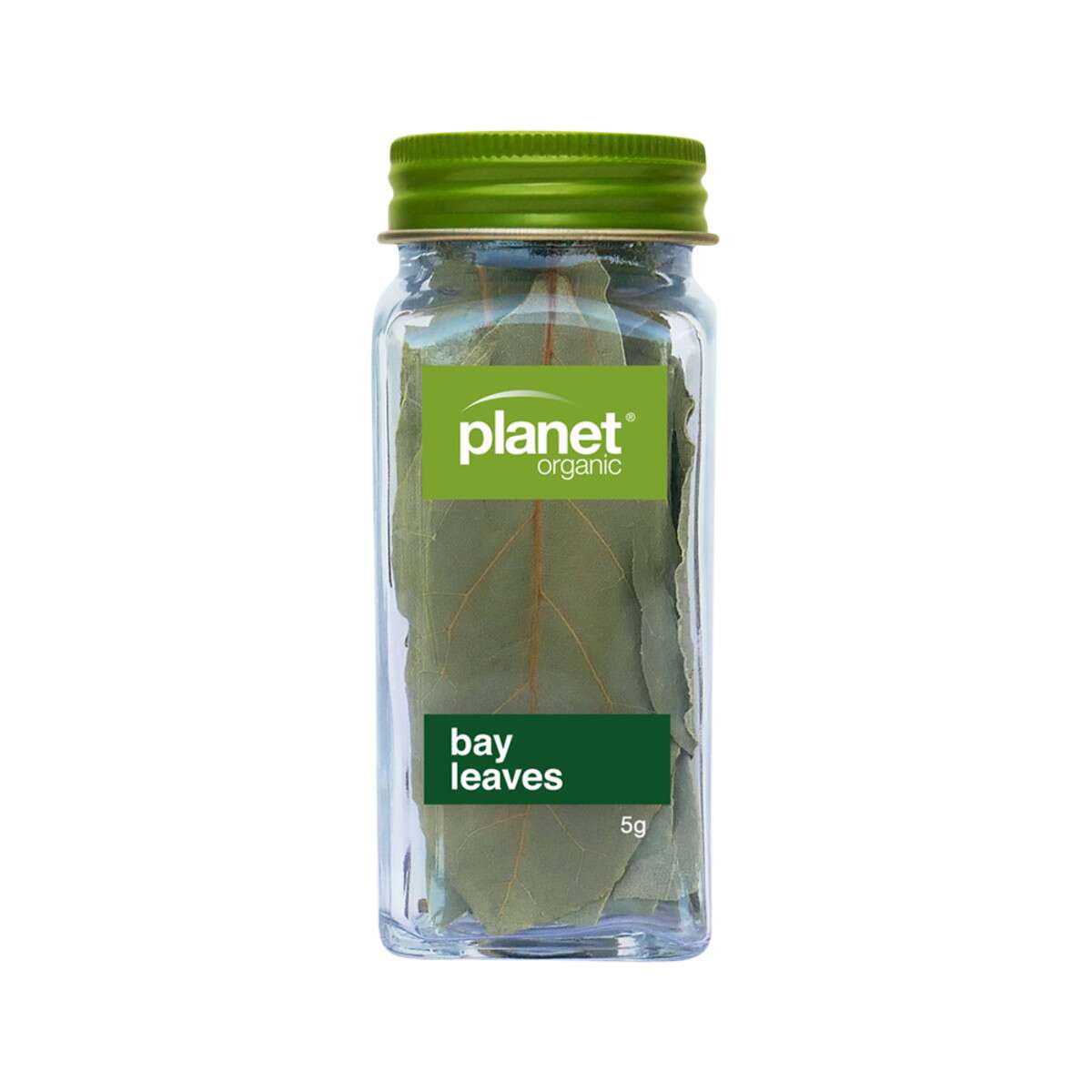 image of Planet Organic Organic Shaker Bay Leaves 5g on white background