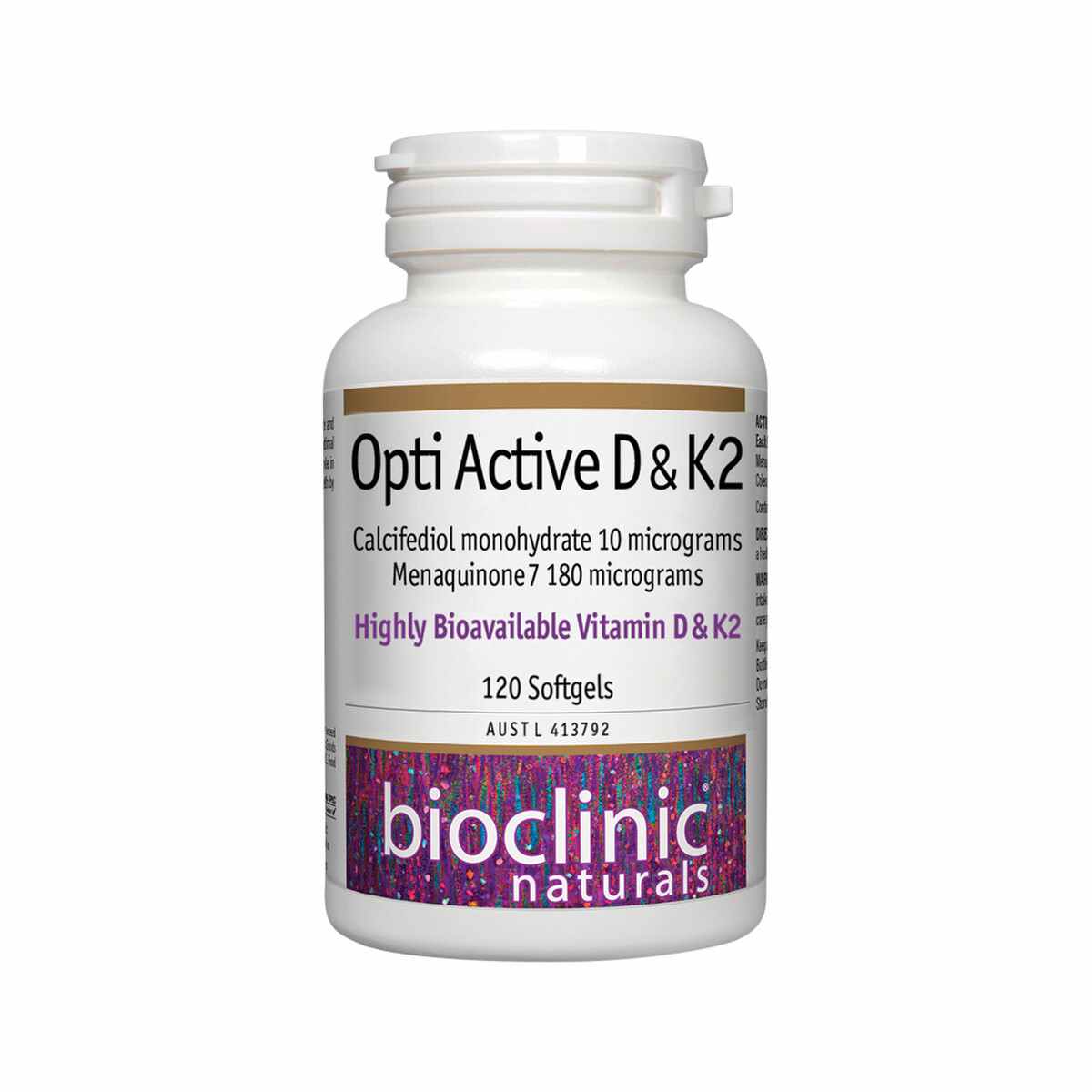 Bioclinic Naturals Opti Active D & K2