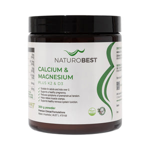 NaturoBest Calcium and Magnesium Plus K2 and D3 300g powder — bone and muscle support