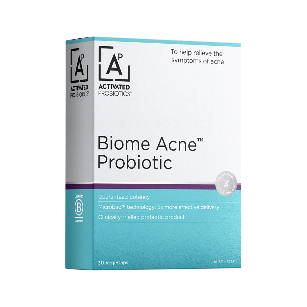 image of Activated Probiotics Biome Acne Probiotic 30vc on white background
