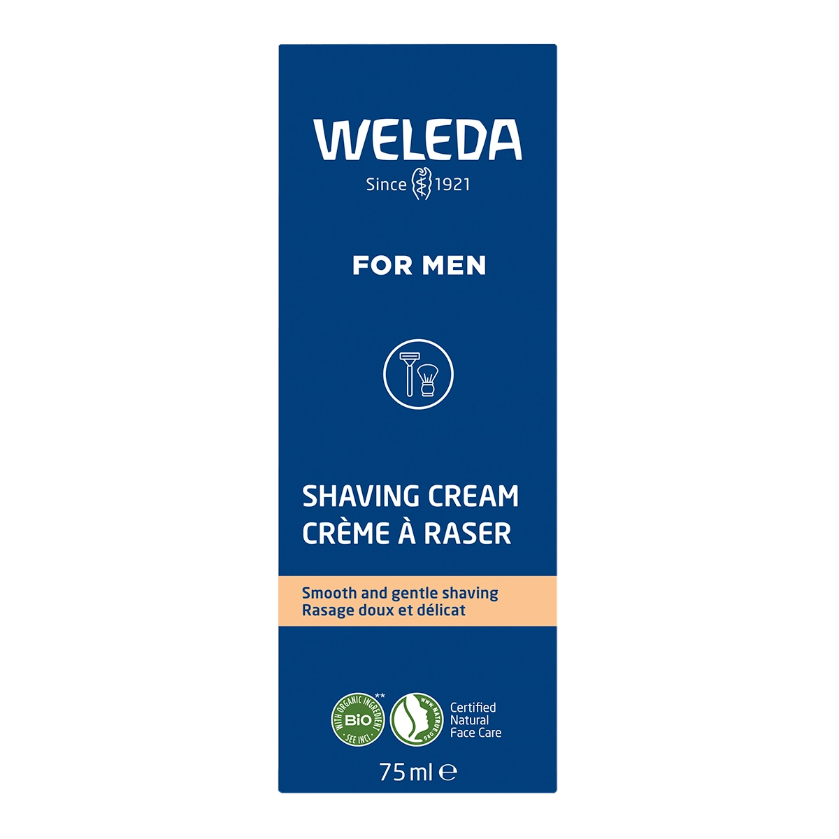 image of Weleda For Men Shaving Cream (All Skin Types) 75ml on white background