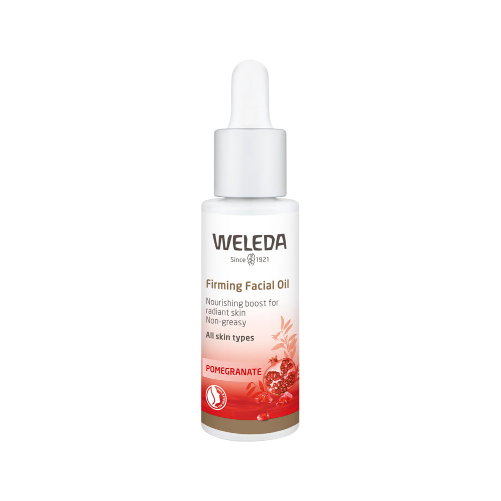image of Weleda Firming Facial Oil (Pomegranate) 30ml on white background