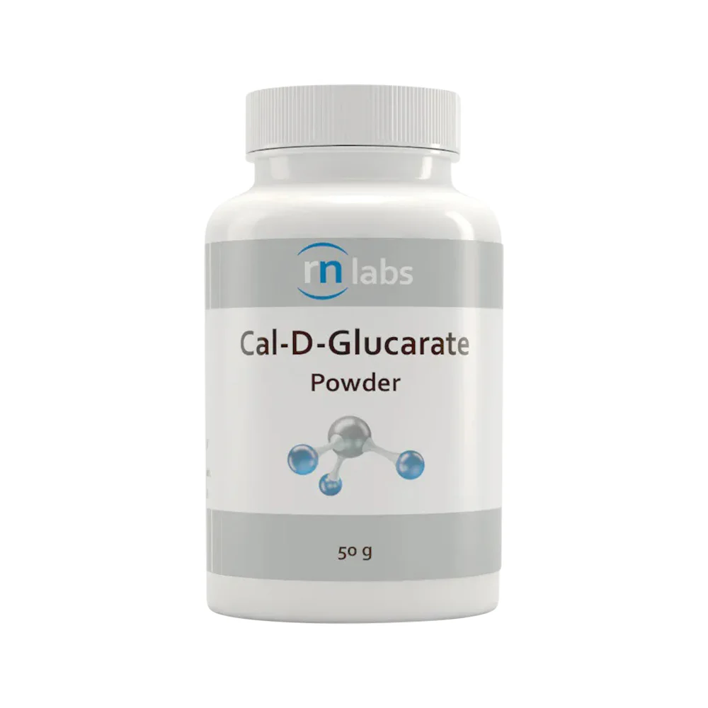 image of RN Labs Cal-D-Glucarate Powder 50g on white background