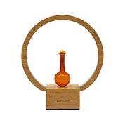 image of Amrita Court Nebuliser (Diffuser) Wooden Base with Ring Light Luna on white background 