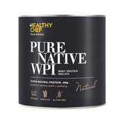 image of The Healthy Chef Pure Native WPI (Whey Protein Isolate) Natural 400g on white background