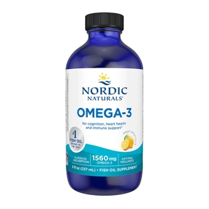 image of Nordic Naturals Omega-3 Liquid 237ml on white background