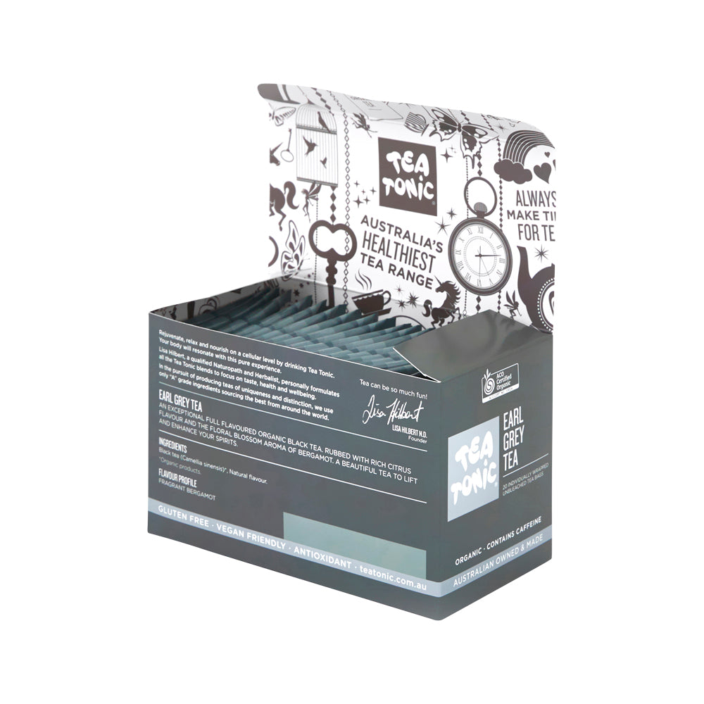 image of Tea Tonic Organic Earl Grey Tea x 20 Tea Bags on white background