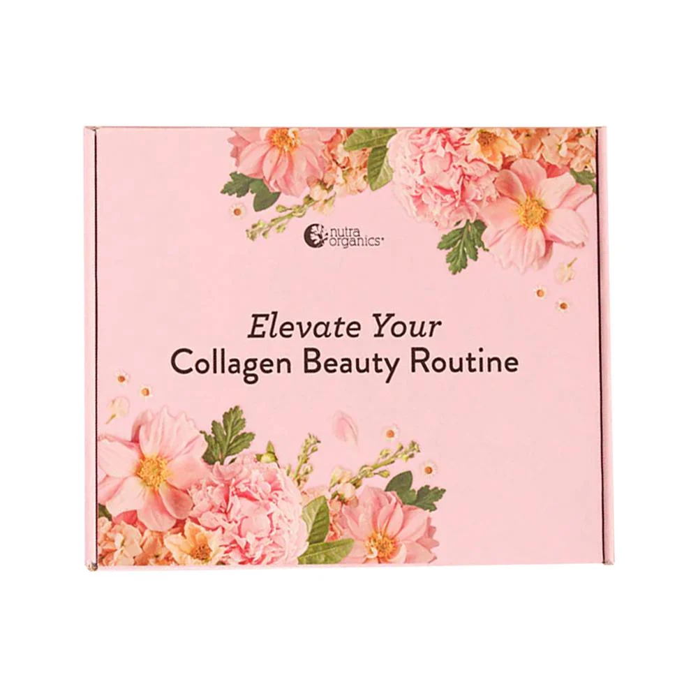 image of Nutra Organics Let's Glow Collagen Gift Box on white background