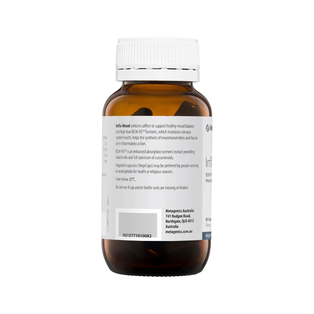 image of Metagenics Infla-Mood 60c on white background