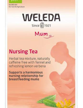 image of Weleda Nursing Tea x 20 Tea Bags (40g) on white background 