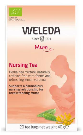 image of Weleda Nursing Tea x 20 Tea Bags (40g) on white background 