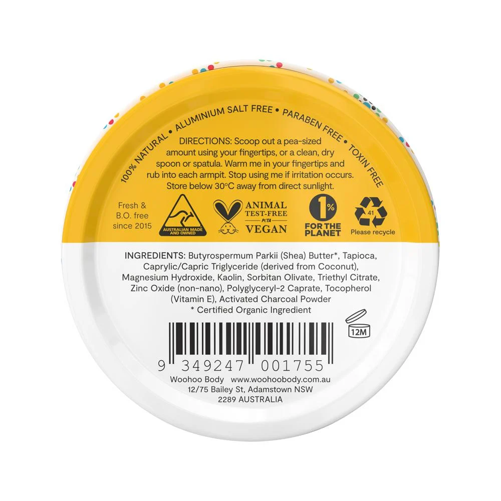 image of Woohoo Deodorant Paste Mellow (Sensitive) Tin 60g on white background