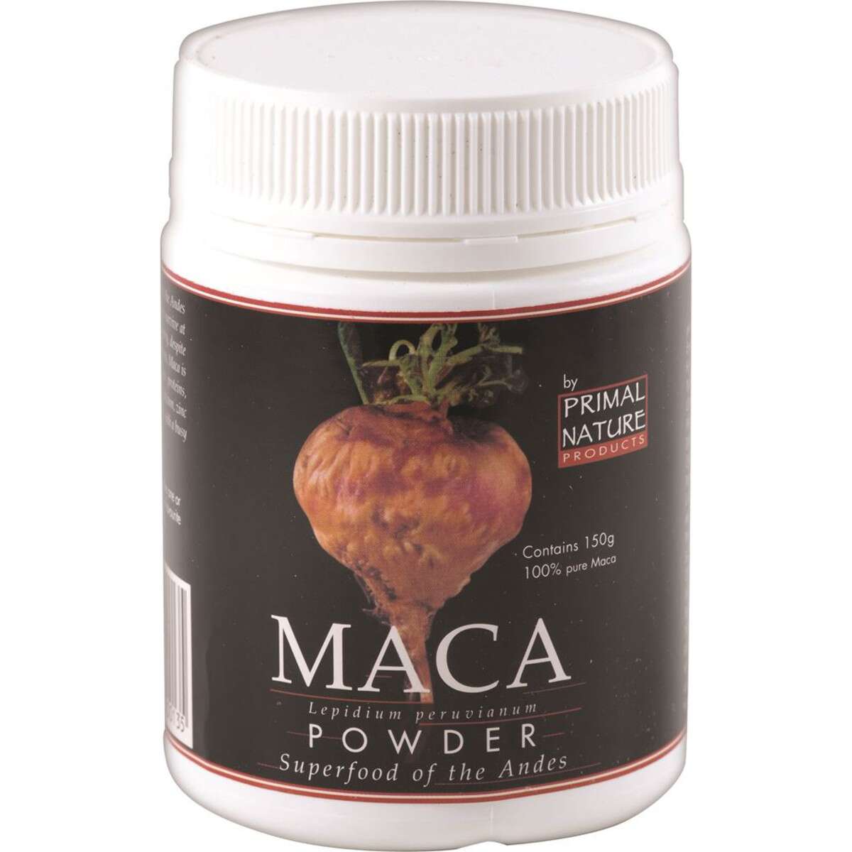 image of Primal Nature Maca Powder 150g on white background