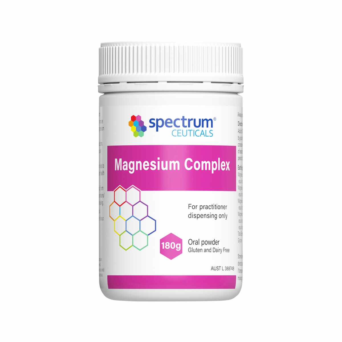 image of Spectrumceuticals Magnesium Complex Oral Powder 180g on whitebackground