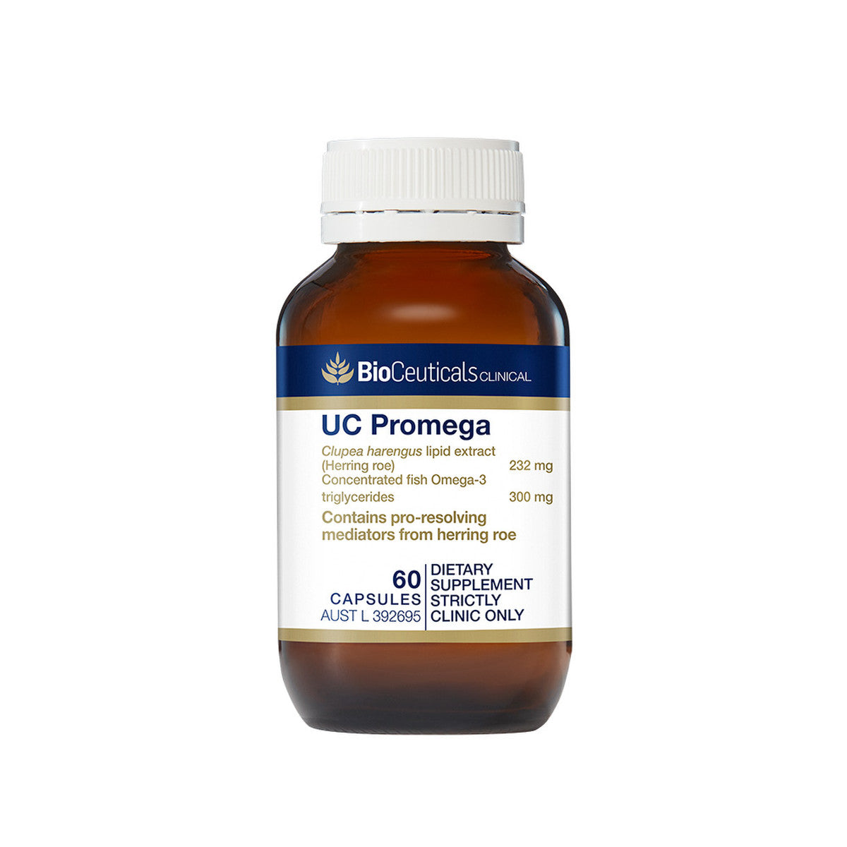 image of BioCeuticals Clinical UC Promega 60c on white background