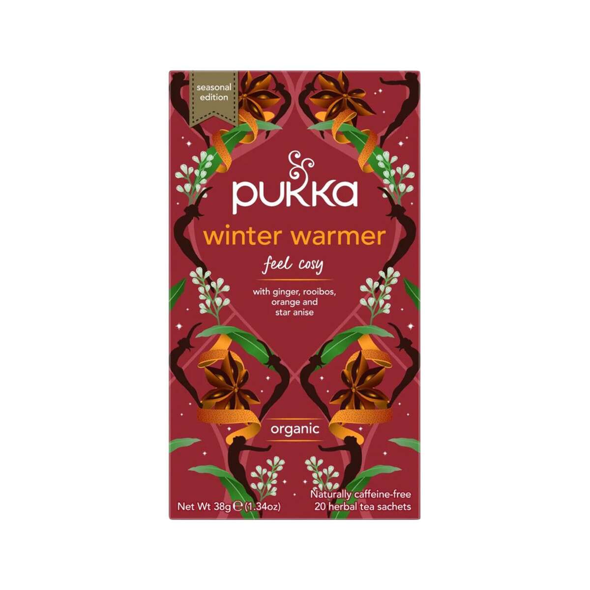 image of Pukka Organic Winter Warmer x 20 Tea Bags on white background