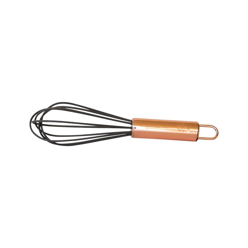 image of Sacred Taste Mini Copper Whisk (Assorted Colours) on white background 