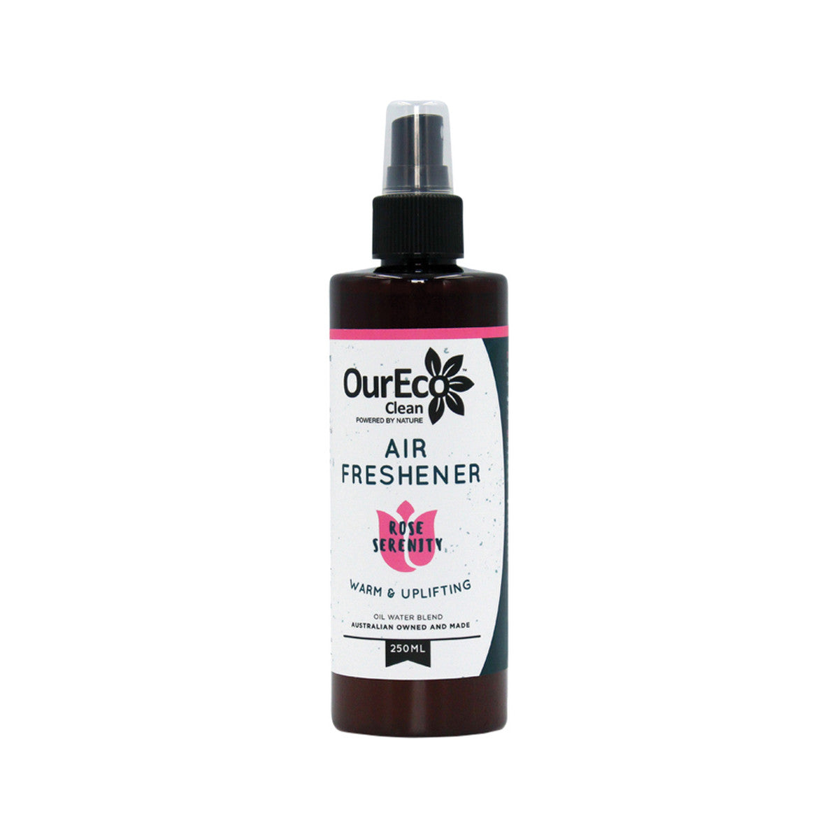 image of OurEco Clean Air Freshener Rose Serenity 250ml on white background