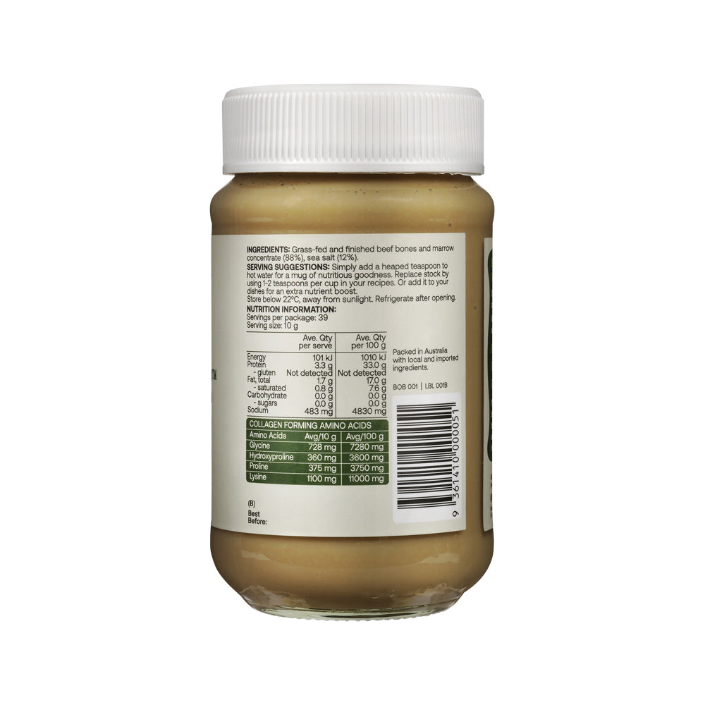 Best of the Bone Bone Broth Beef Real Broth Concentrate Original 390g