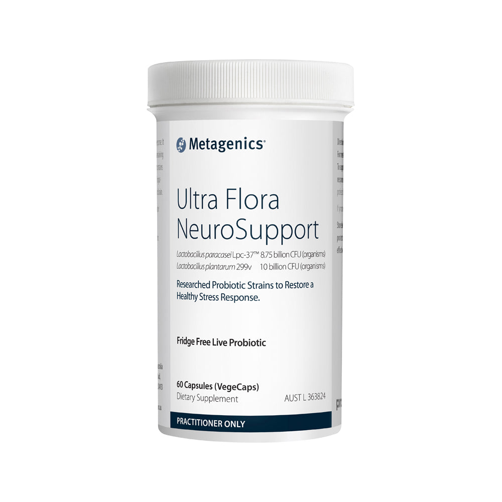 image of Metagenics Ultra Flora Neuro Support 60c on white background
