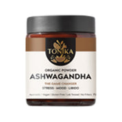 image of Tonika 100% Organic Powder Ashwagandha 70g on white background