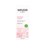 image of Weleda Organic Sensitive Facial Oil (Almond) 50ml on white background