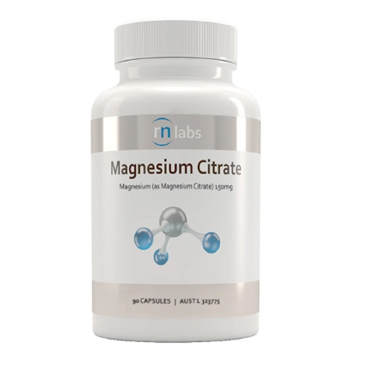 image of RN Labs Magnesium Citrate 150mg 90c on white background