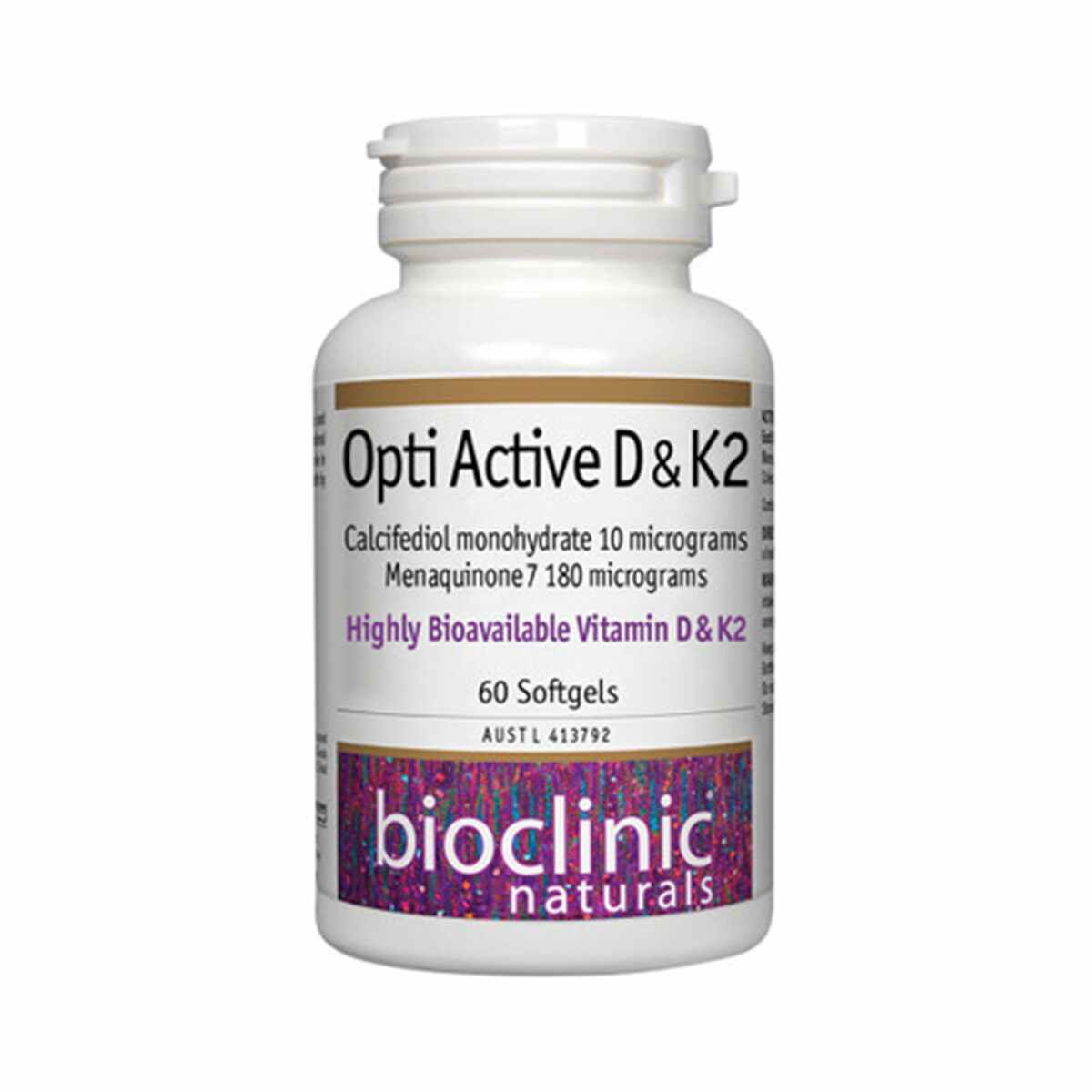 Bioclinic Naturals Opti Active D & K2