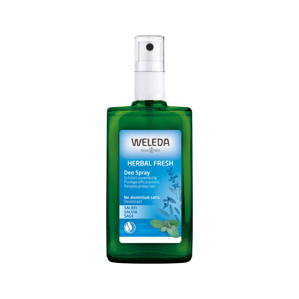 image of Weleda Deo Spray Herbal Fresh (Sage) 100ml on white background