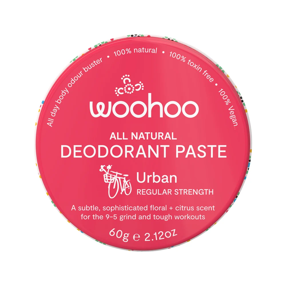 image of Woohoo Deodorant Paste Urban (Regular Strength) Tin 60g on white background