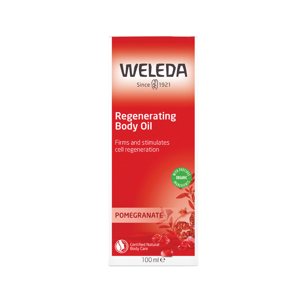 image of Weleda Body Oil Regenerating (Pomegranate) 100ml
 on white background