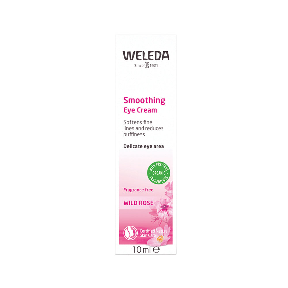 image of Weleda Smoothing Eye Cream (Wild Rose) 10ml on white background
