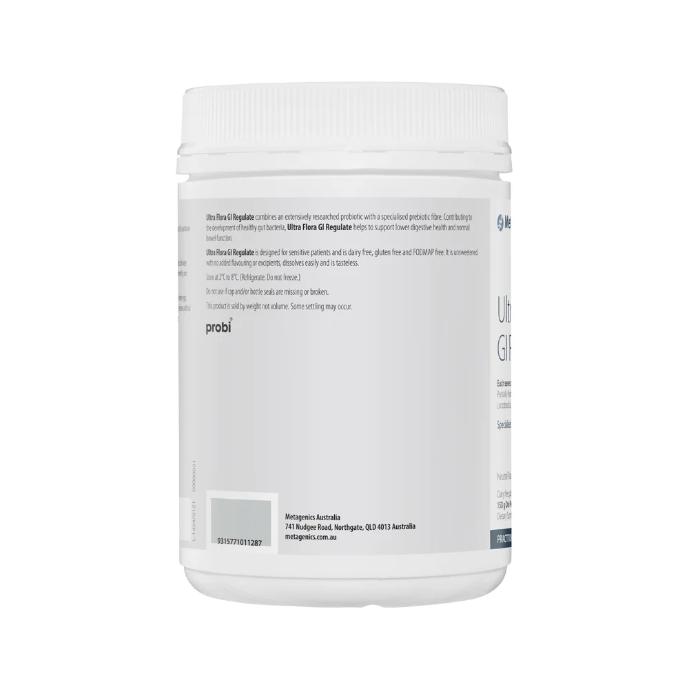 image of Metagenics Ultra Flora GI Regulate 150g on white background