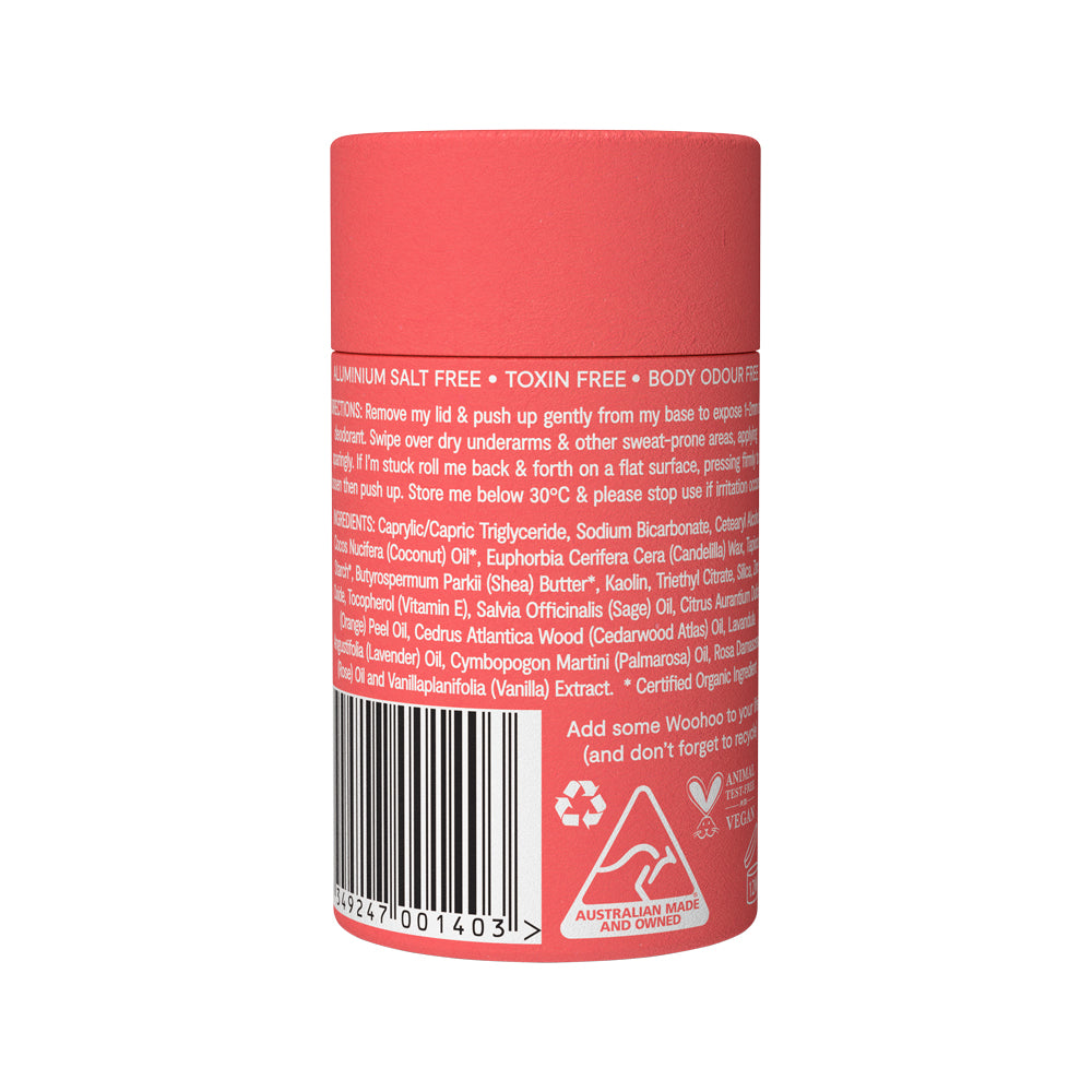 image of Woohoo Deodorant & Anti-Chafe Stick Urban 60g on white background