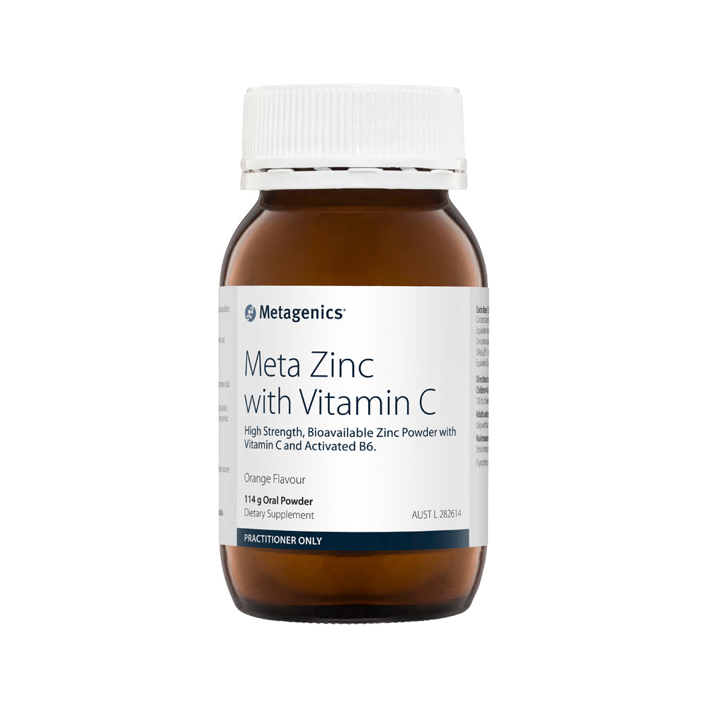 Metagenics Meta Zinc with Vitamin C Orange Oral Powder