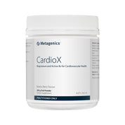 image of Metagenics CardioX Banana Berry Oral Powder 200g on white background