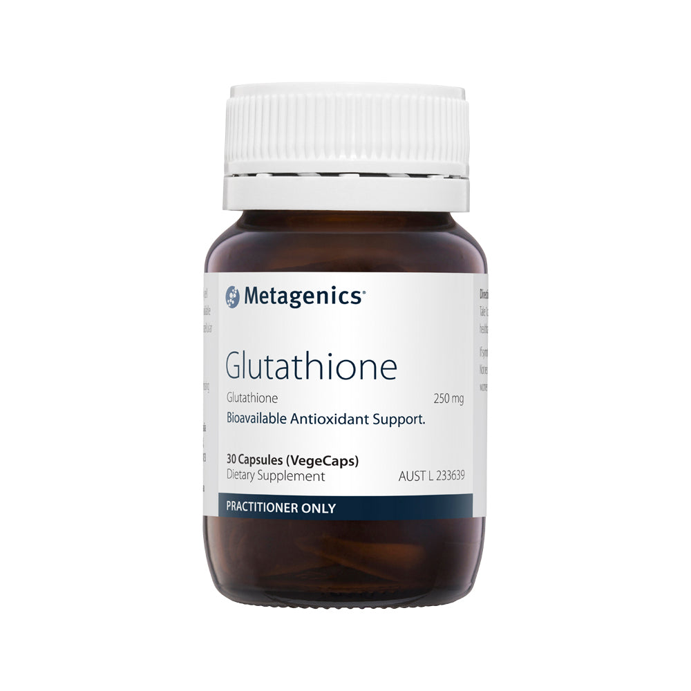 image of Metagenics Glutathione 250mg 30c on white background