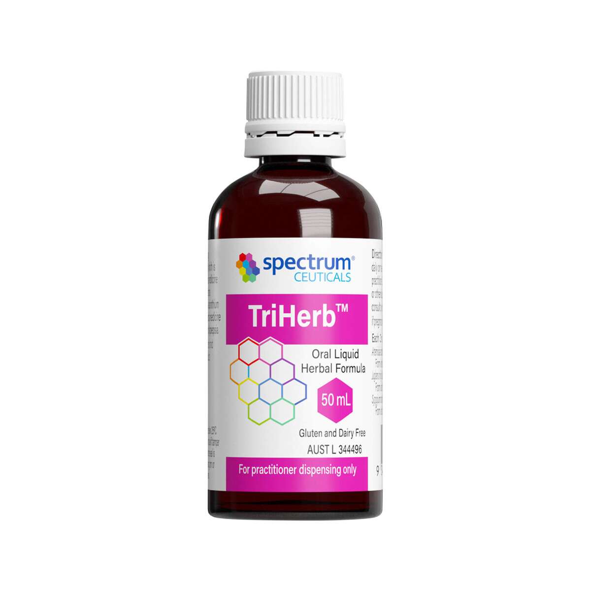 image of Spectrumceuticals TriHerb Oral Liquid 50ml on white background