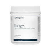 image of Metagenics EnergyX Chocolate Oral Powder 200g on white background