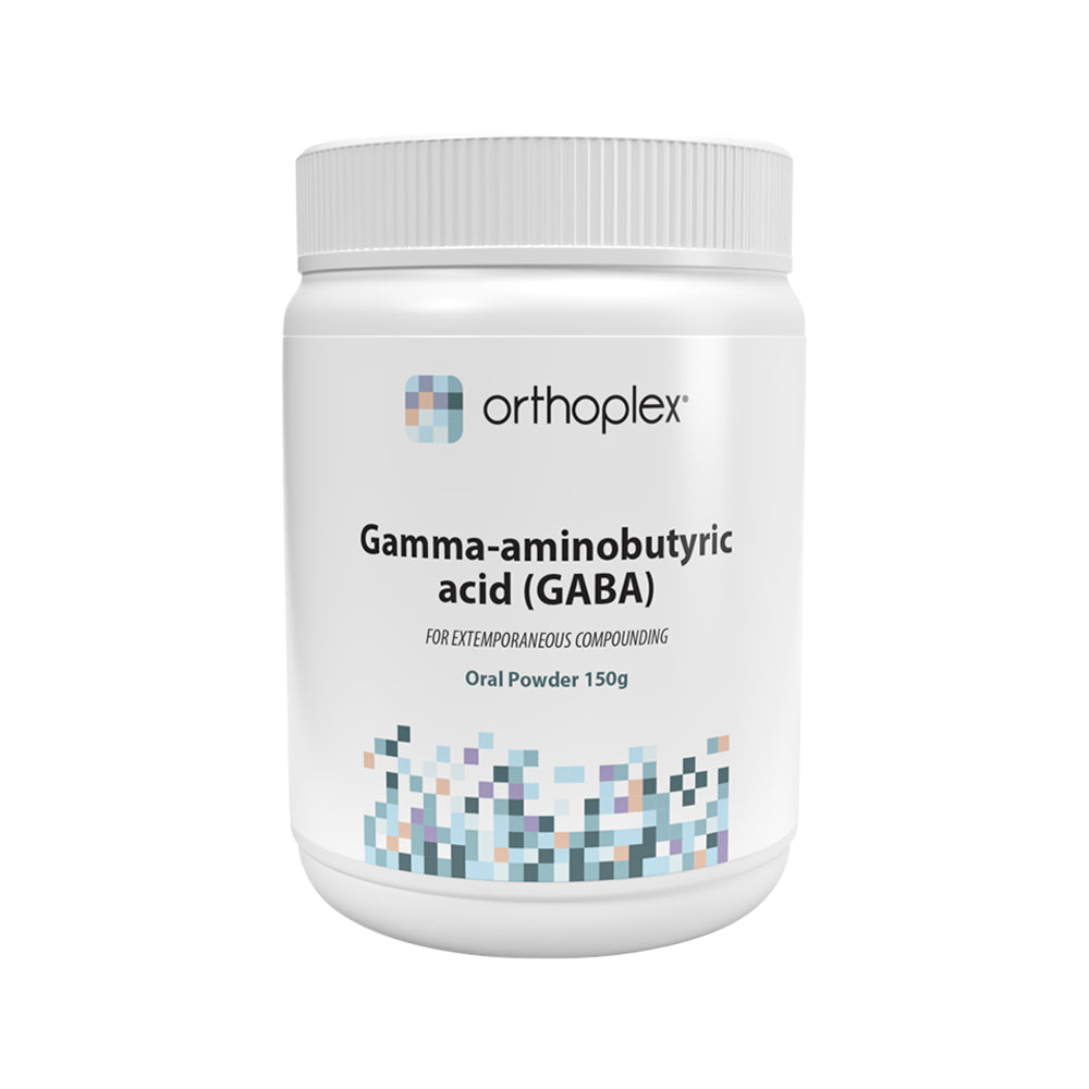 image of Orthoplex White Gamma-Aminobutyric Acid (GABA) Oral Powder 150g
with white background 
