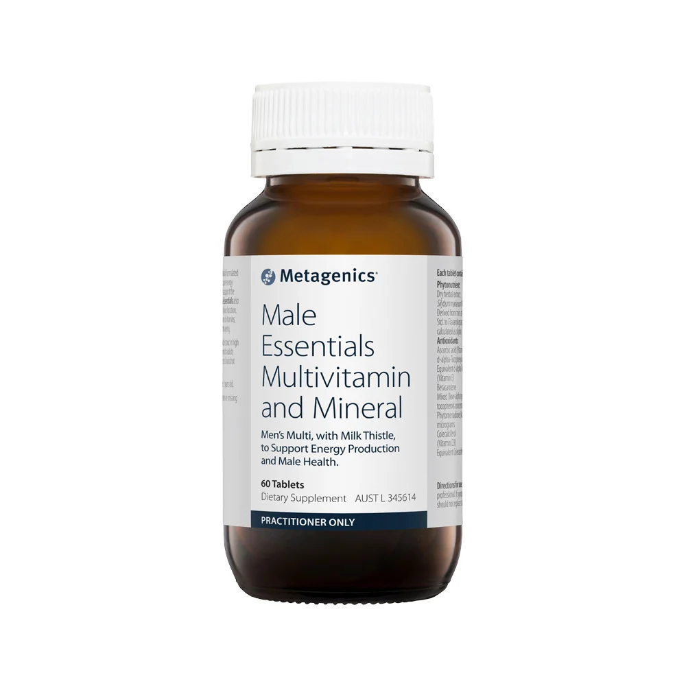 image of Metagenics Male Essentials Multivitamin and Mineral 60t
on white background